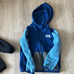 The North Face Kids Blue Fleece Hoodie